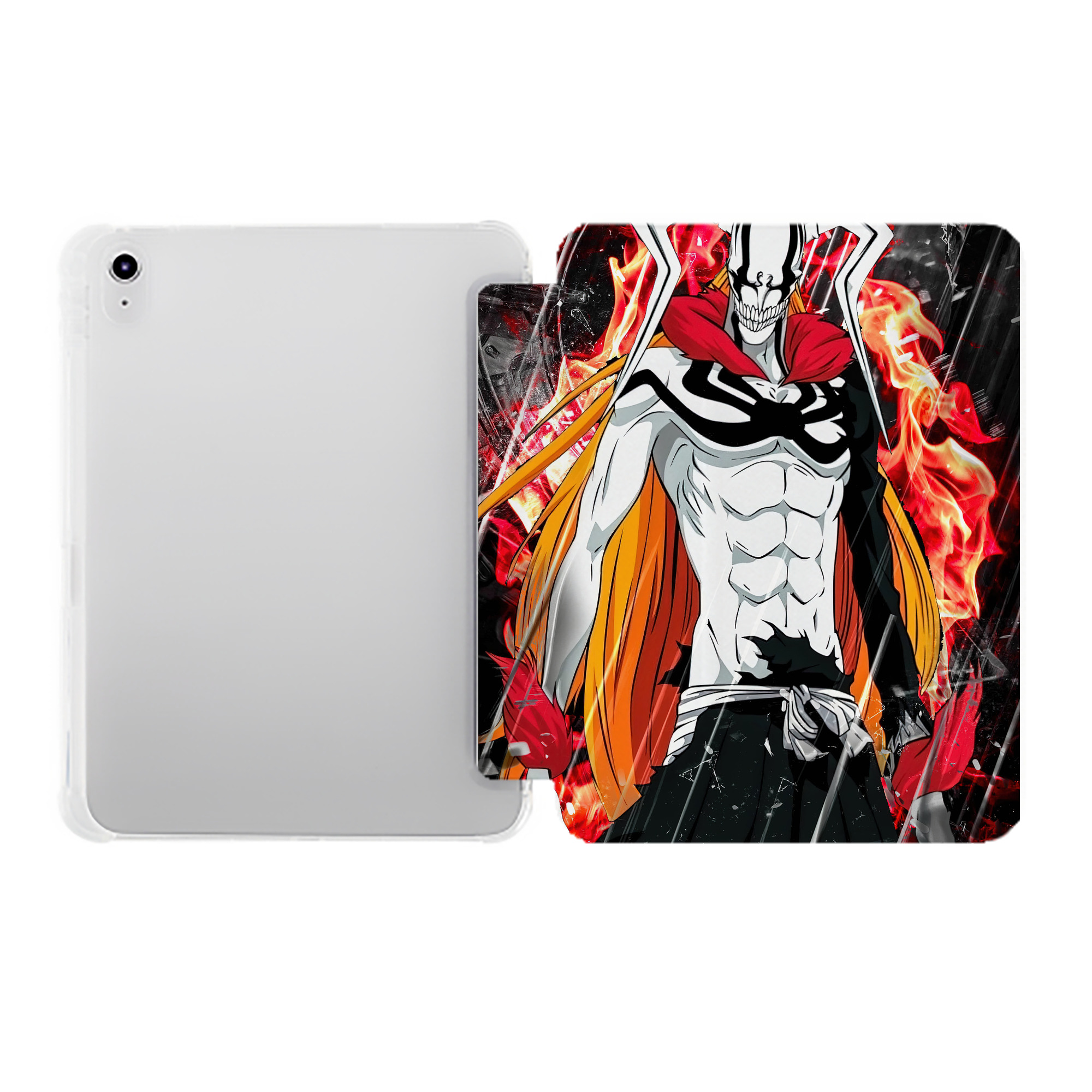 （画像用） ブリーチ BLEACH IPad ケース ペン収納付き 三つ折りスタンド PUレザー×シリコン 対応機種9.5/10.5/10.9インチ